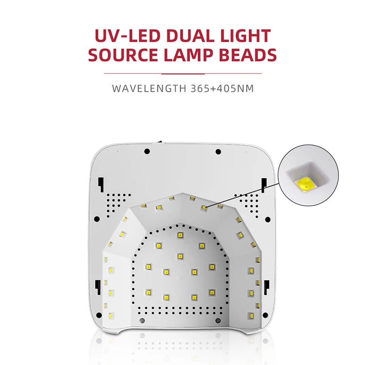 UV LED Nail Lamp Cordless Nail Dryer for Gel Nails Smart Rechargeable Professional Gel Manicure Tools  Girls DIY Salon