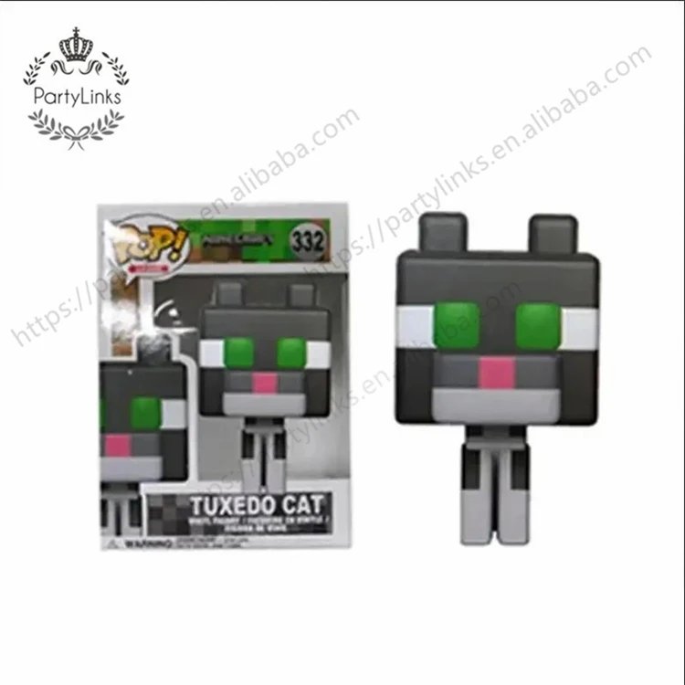 POP Minecrafts Figure Steve Zombie Doll Decoration Ornaments Alex #317 Null PVC Action Figure Collection Model Child Toy Gift