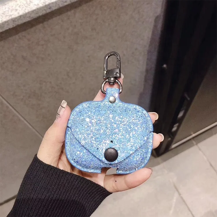 Шикарный Роскошный кожаный чехол для Airpods роскошный Pro