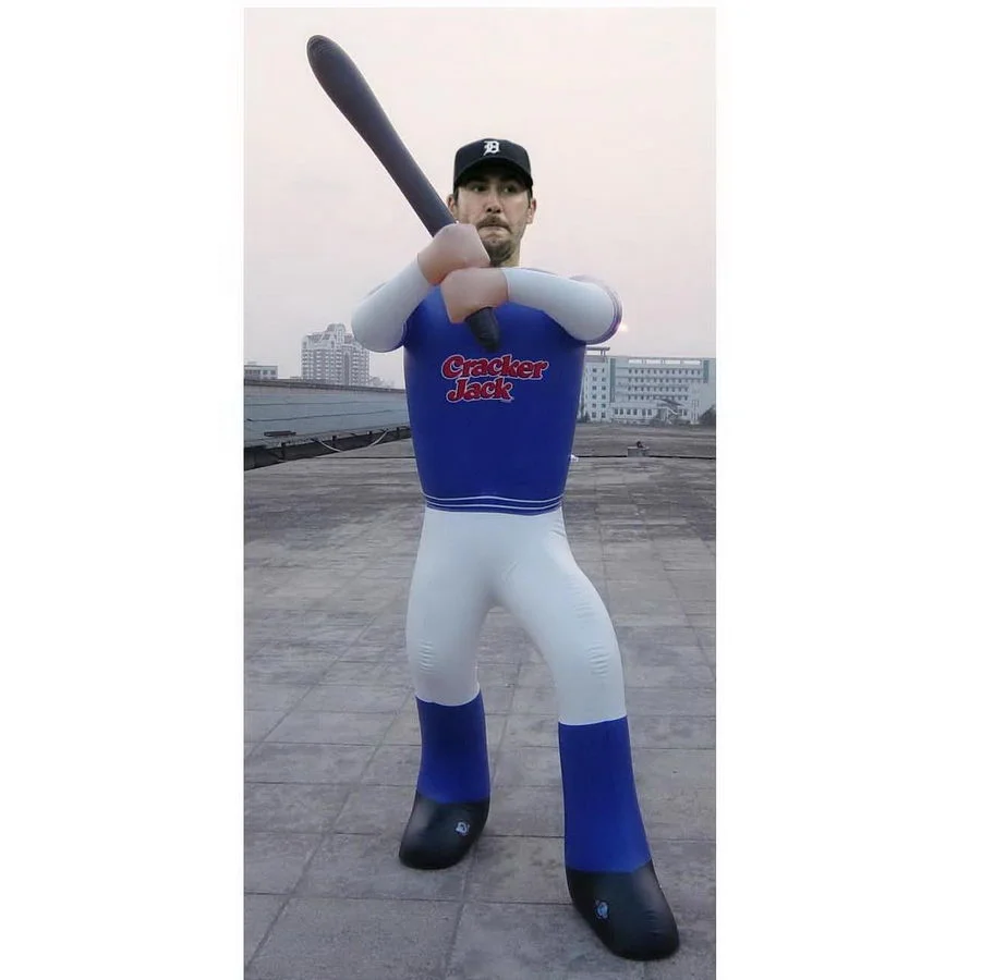 Event Advertising Balloons Giant Inflatable Baseball Player