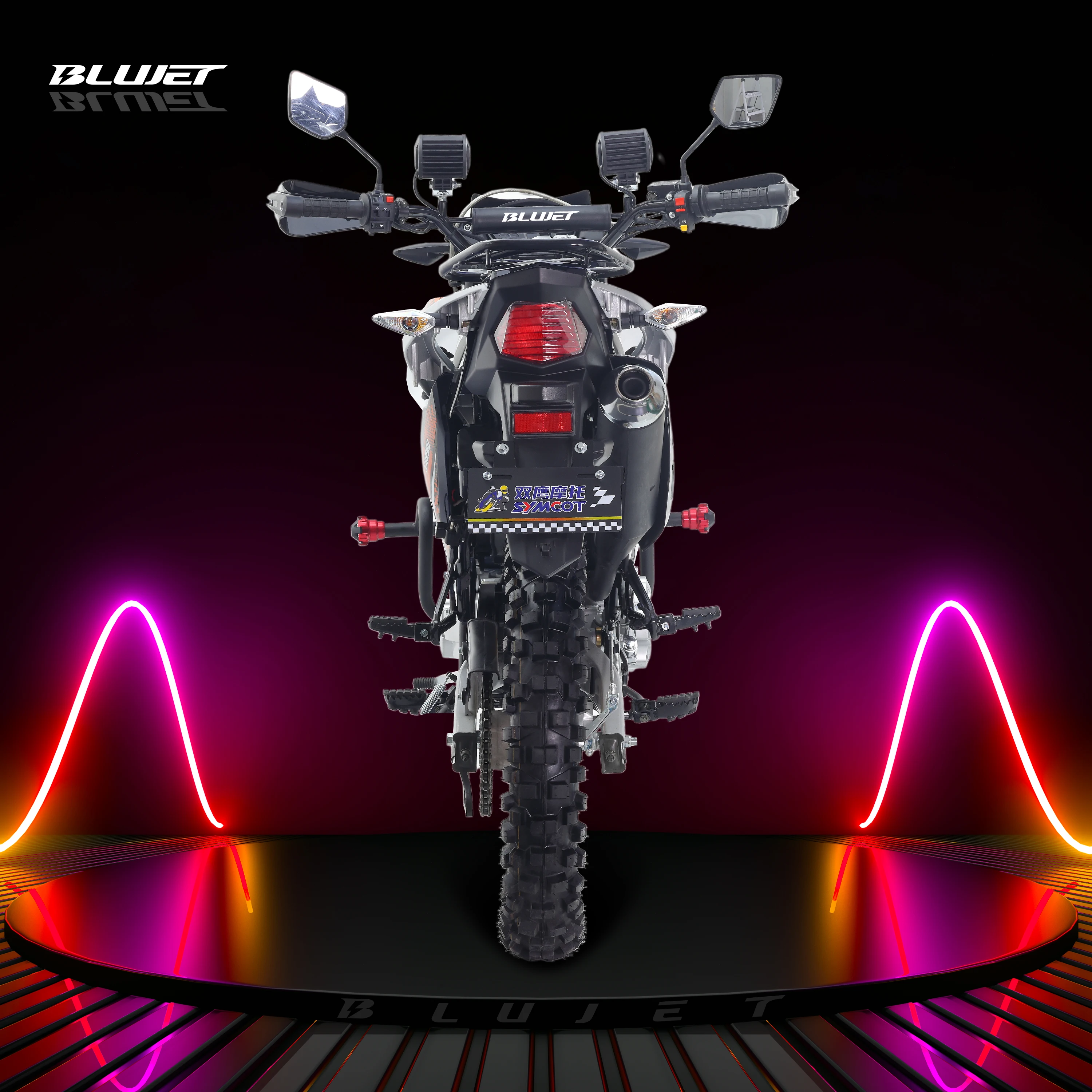XR 250 blujet  New 250cc street motorcycle push rod CG250 engine digital meter disc brake for Latin America market
