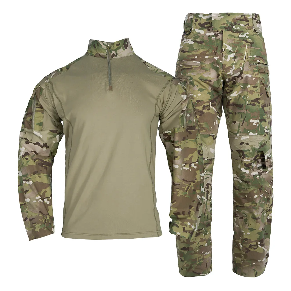 G4 Suit Combat Uniform Outdoor Tactical Camouflage Uniform for Training Hiking