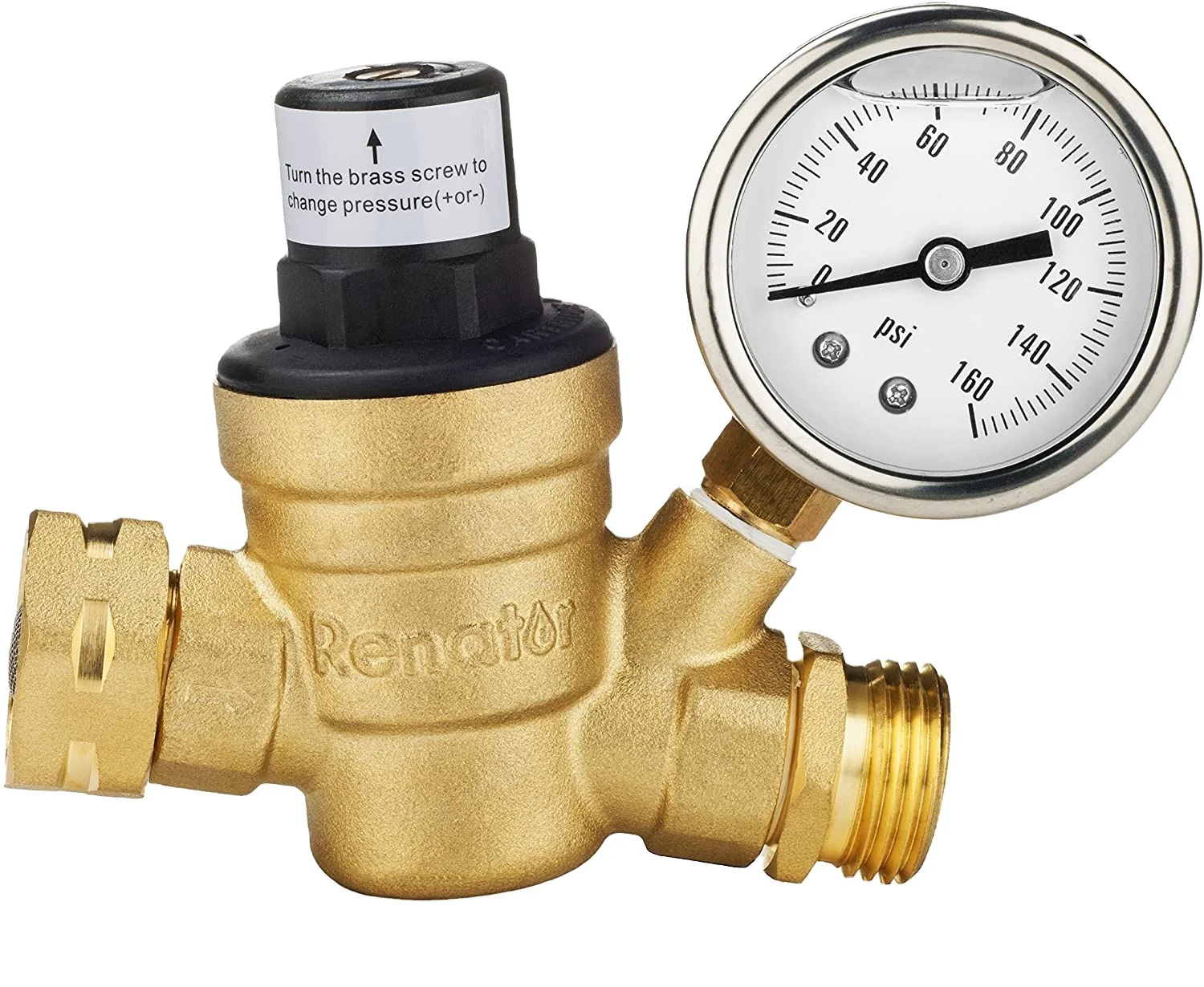 Brass Water Pressure Regulator Reducing Valve for Hydraulic