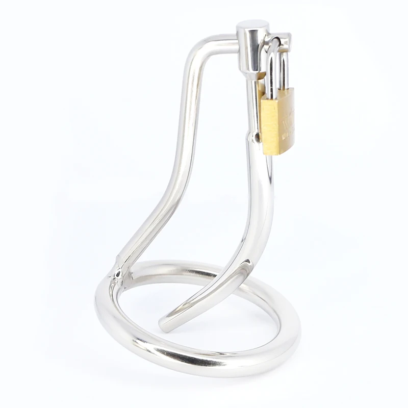 Male Chastity Device Cock Lock Cage Penis Locking plug Urethral Catheter Sex Products