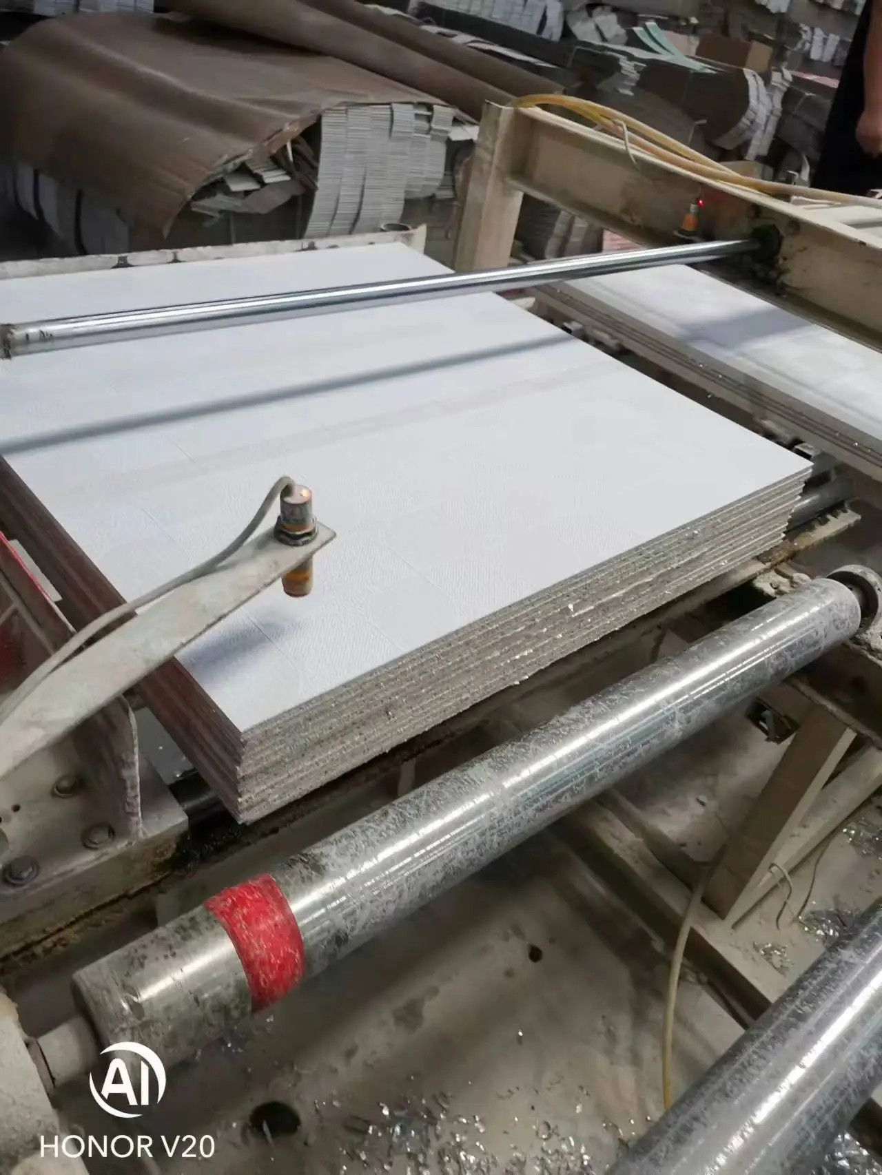 Manufacturing Machine For PVC Film Laminated False Gypsum Ceiling Panel/Board/Tiles Making Machine