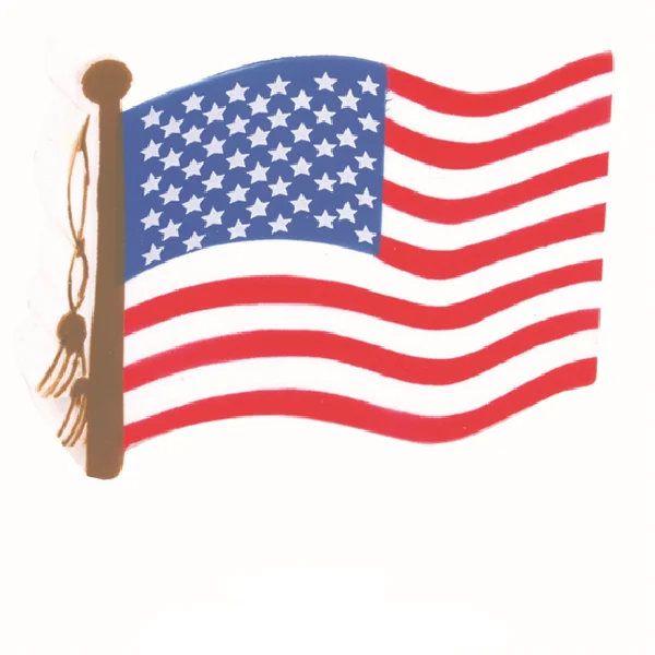 Factory wholesales promotion custom logo kids adult flag shaped anti stress PU foam squishy squeeze reliever ball toy