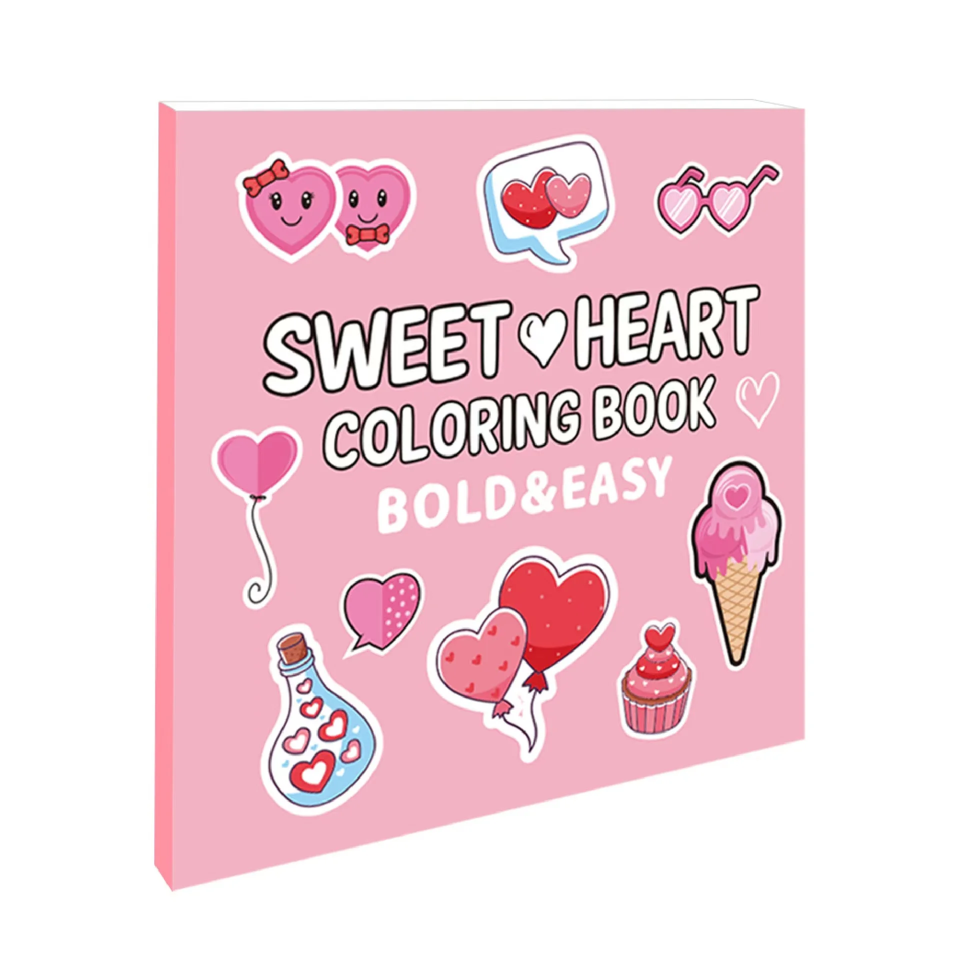 Sweet Heart DIY Coloring Book Party Cartoon Painting Drawing for Kids