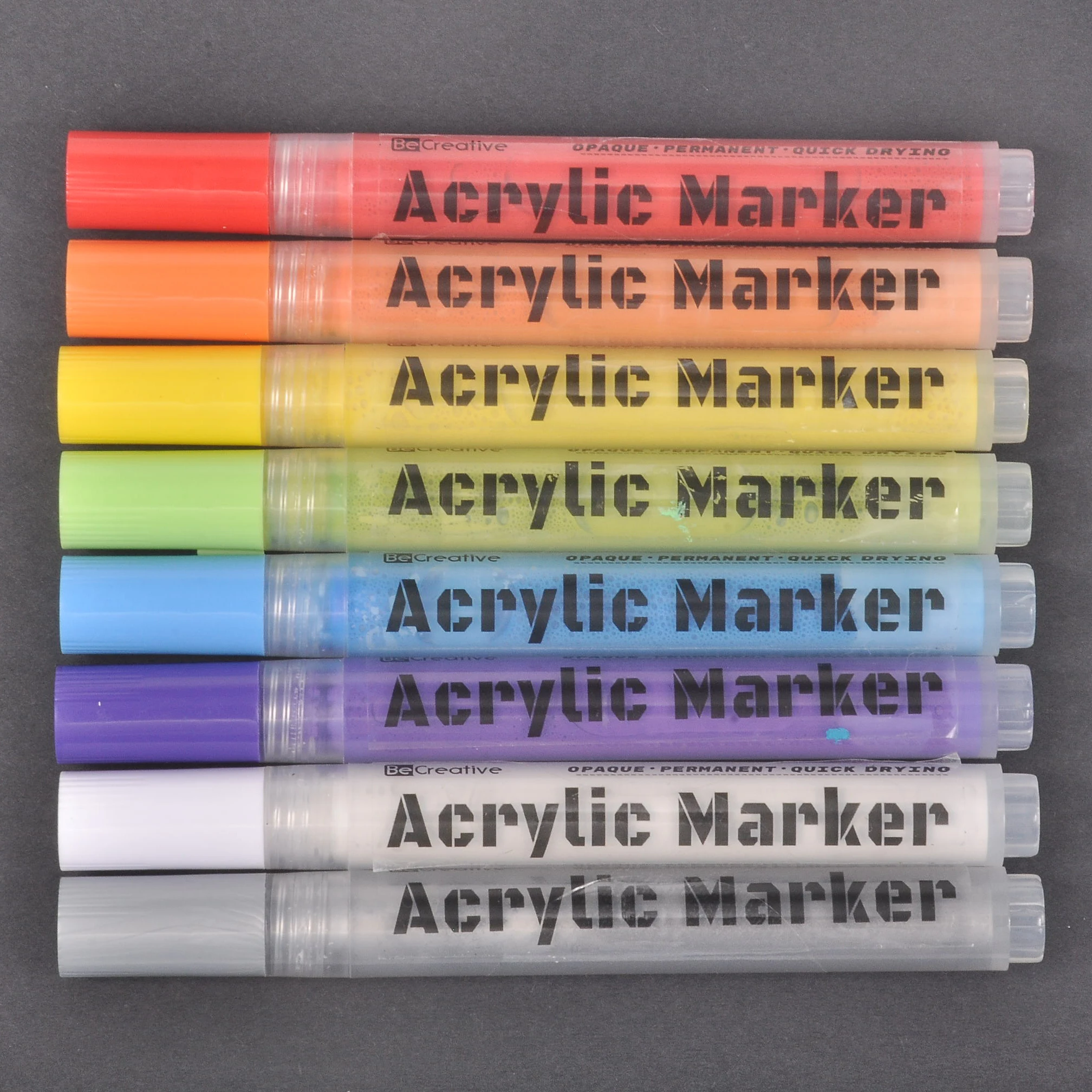12 Colors Non Toxic  paint  Marker Pen for Student school art DIY Acrylic Paint Marker Pen Set