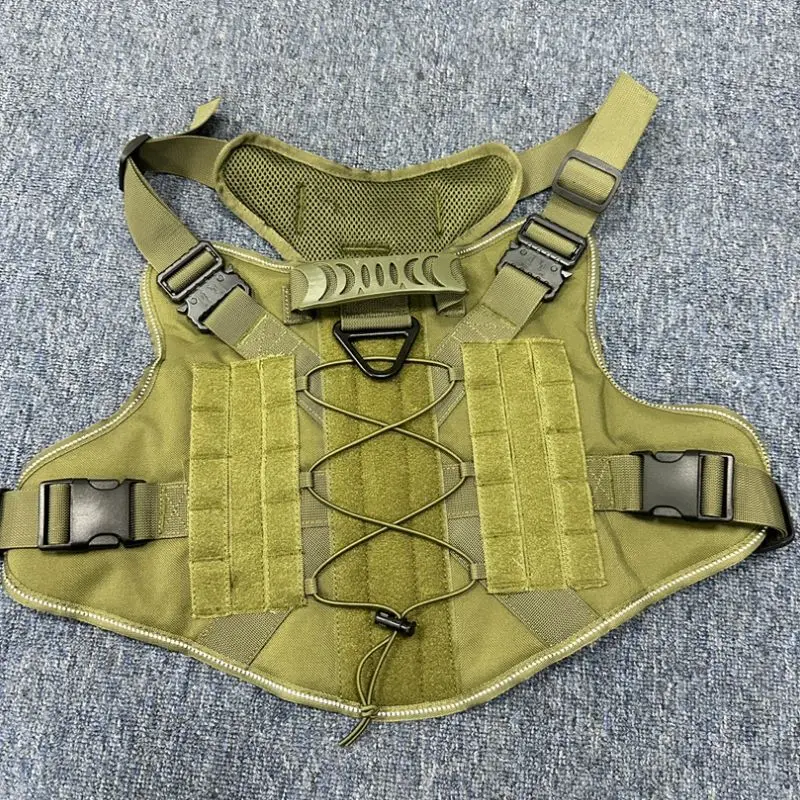 Durable and Adjustable Military Police Tactical Dog Harness for dog harness set