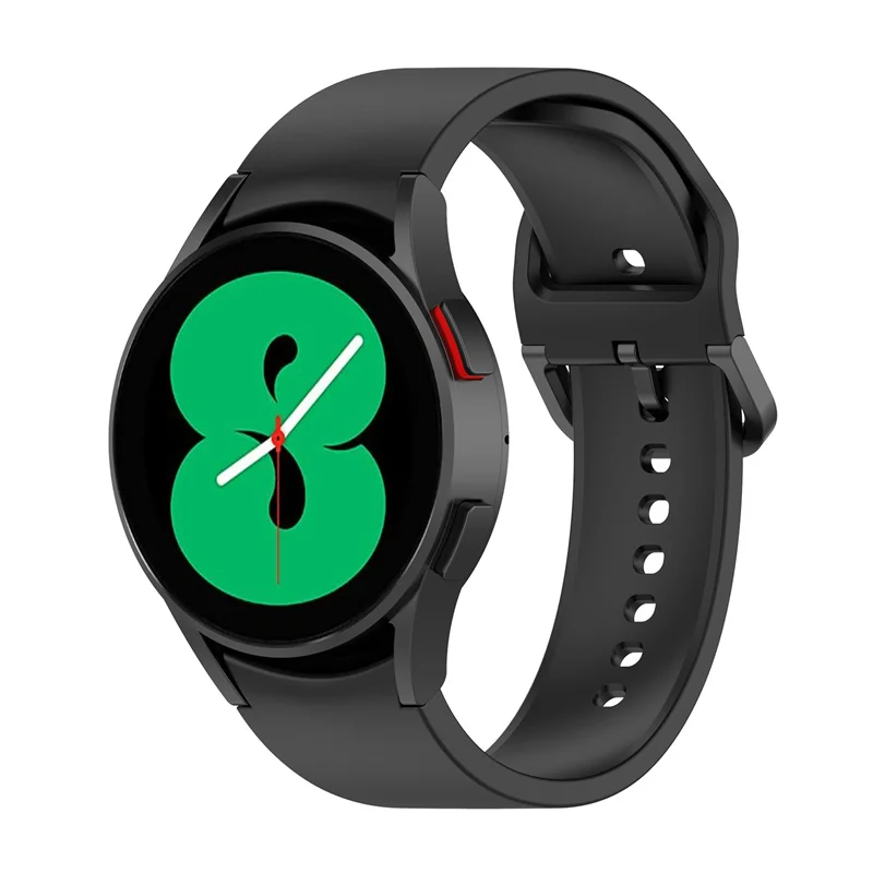20mm  official silicone strap band for samsung galaxy watch 5 , 5 Pro , Watch 4, 4 classic in L & S size with colorful buckle