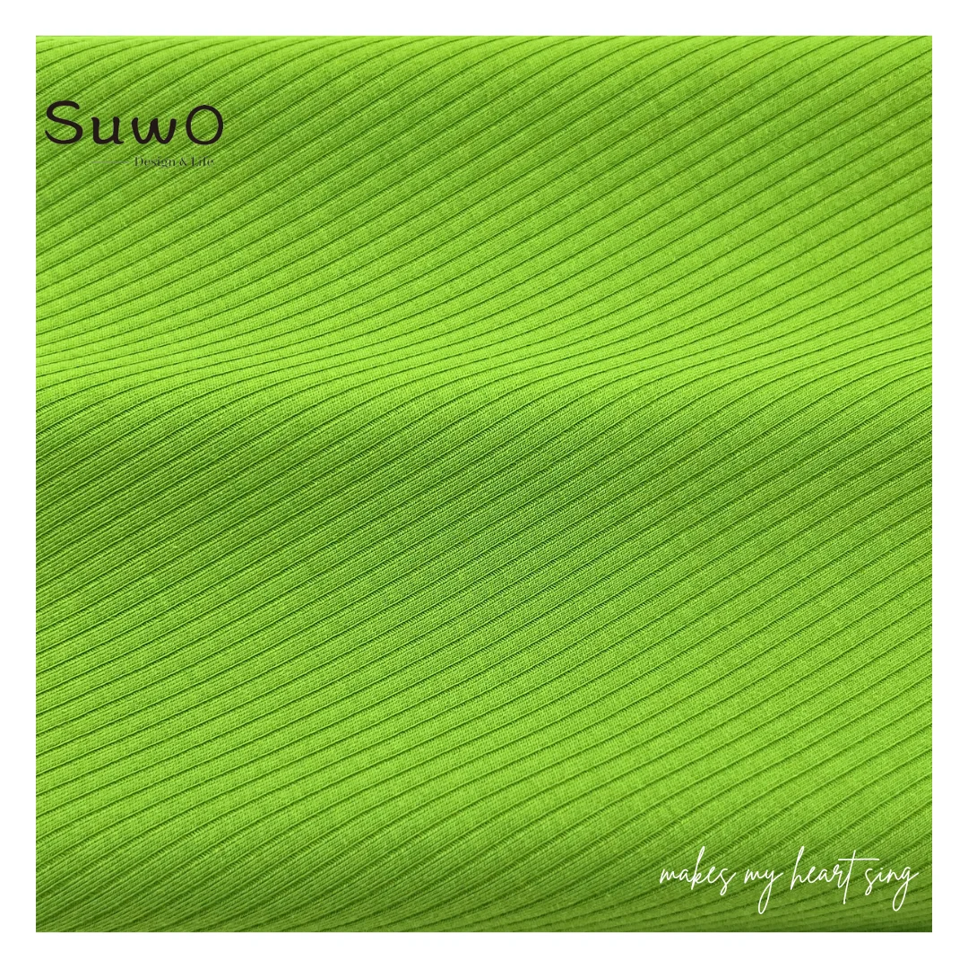 Dyed stripe 52% viscose fabric knitted spandex stretch Fashion for men women Sportswear t shirts cotton dresses