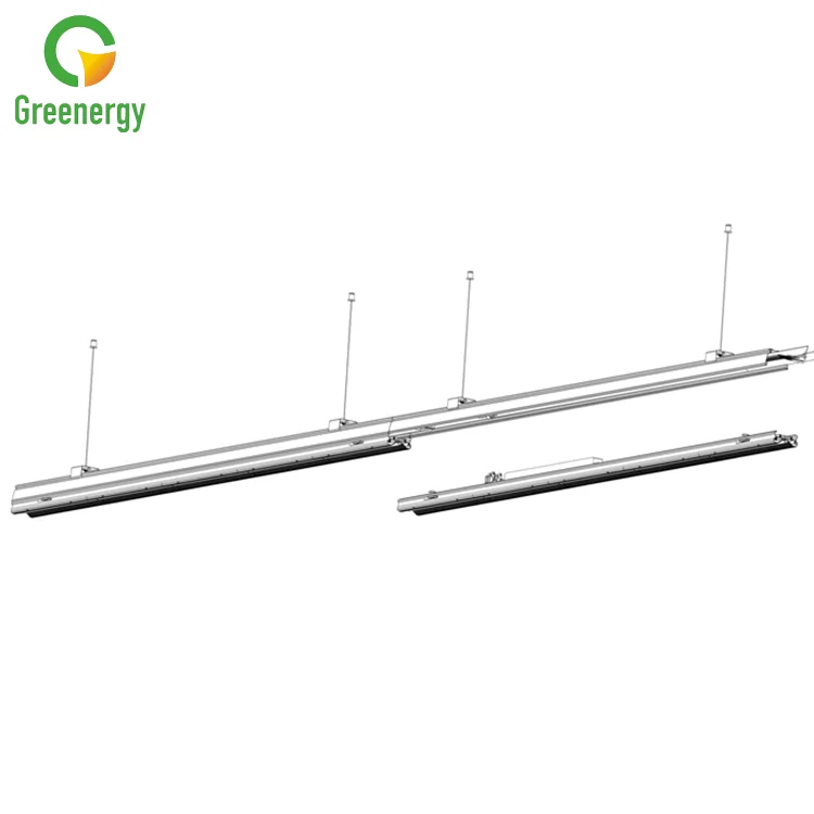 LED Architectural Suspended Linear Channel Light Linkable 4FT 40W 3000K/4000K/5000K CCT Selectable led linear trunking system