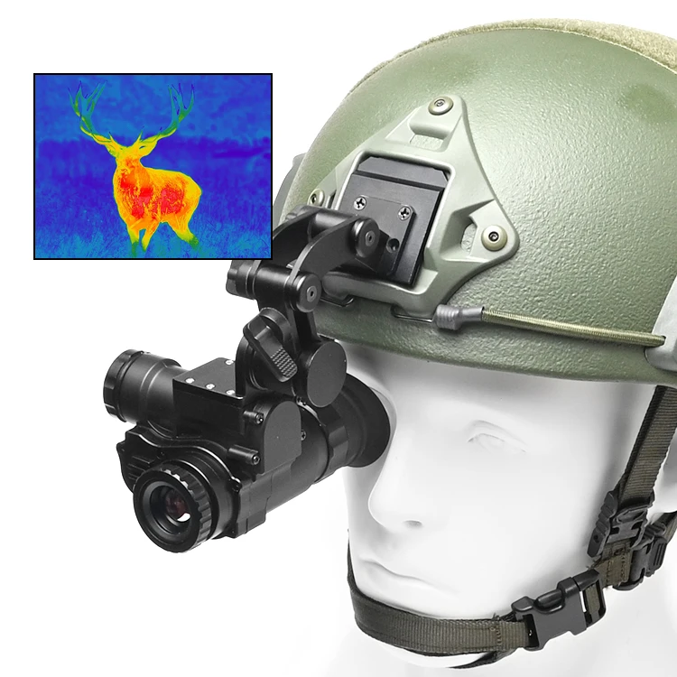 LUXUN BTI10 NVG10 15mm 384x288 Helmet Thermal Imaging Goggles Thermal Camera Scope Night Vision Monocular for Hunting