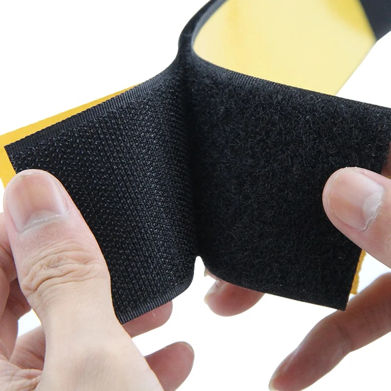 Mesh Adhesive Hook and Loop Tape Heavy Duty Excellent Adhesion High Viscosity Velcroes Straps Textile Customized 15mm 20mm 30mm