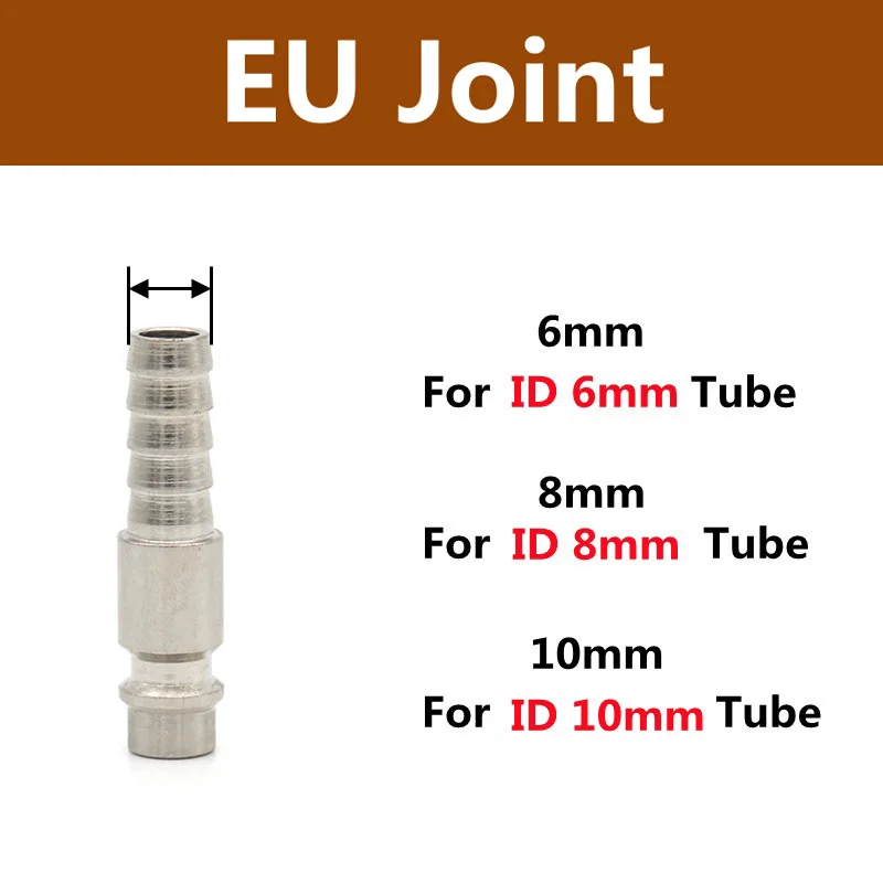 6 8 10mm Hose Pneumatic Fitting European Standard EU Japan C Type Quick Release Connector Coupler For Air Compressor