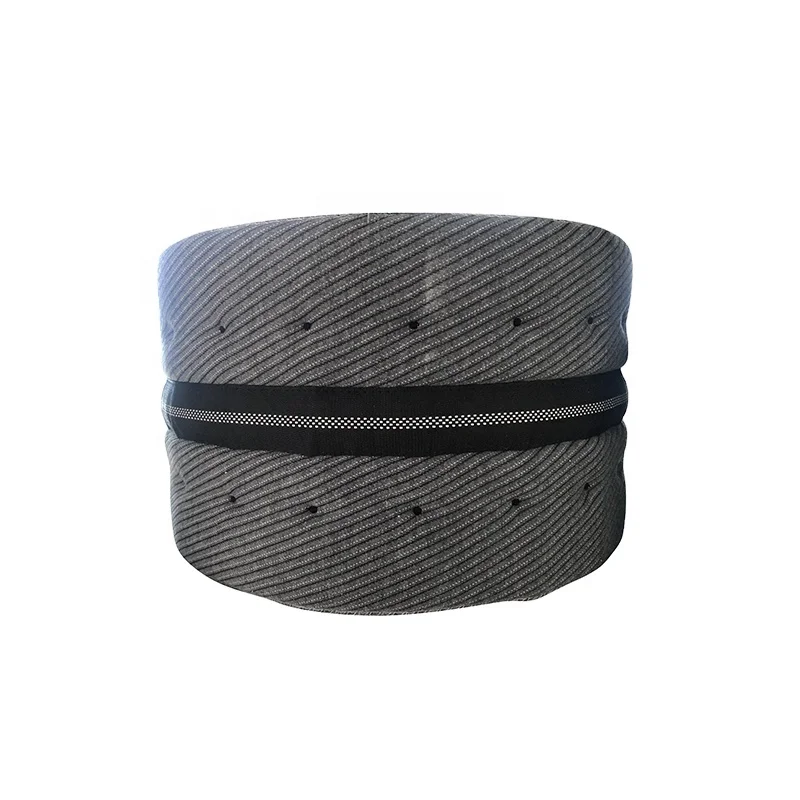 New custom embroidered logo side ticking border fabrics for mattress decoration