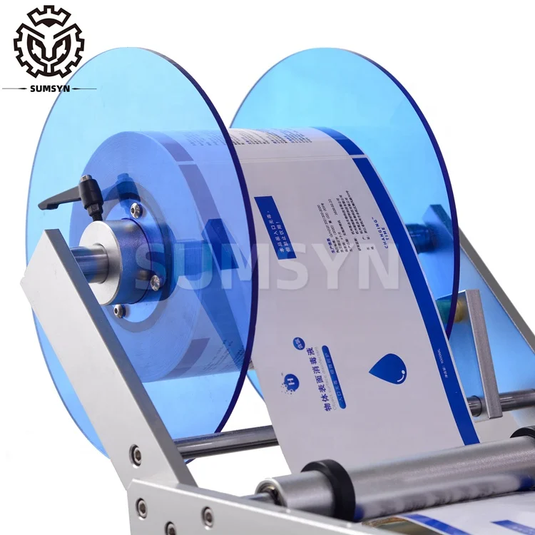 
Semi Automatic round bottle labeling machine round bottle applicator labeler round flat square chemical bottle Jar tube cans 