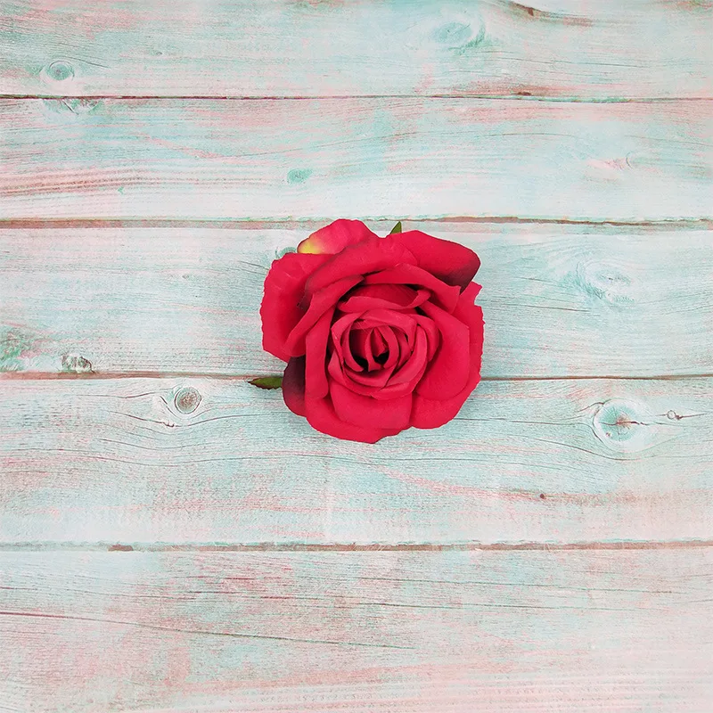 Artificial flower rose head petal rose bouquet for wedding decoration pink rose