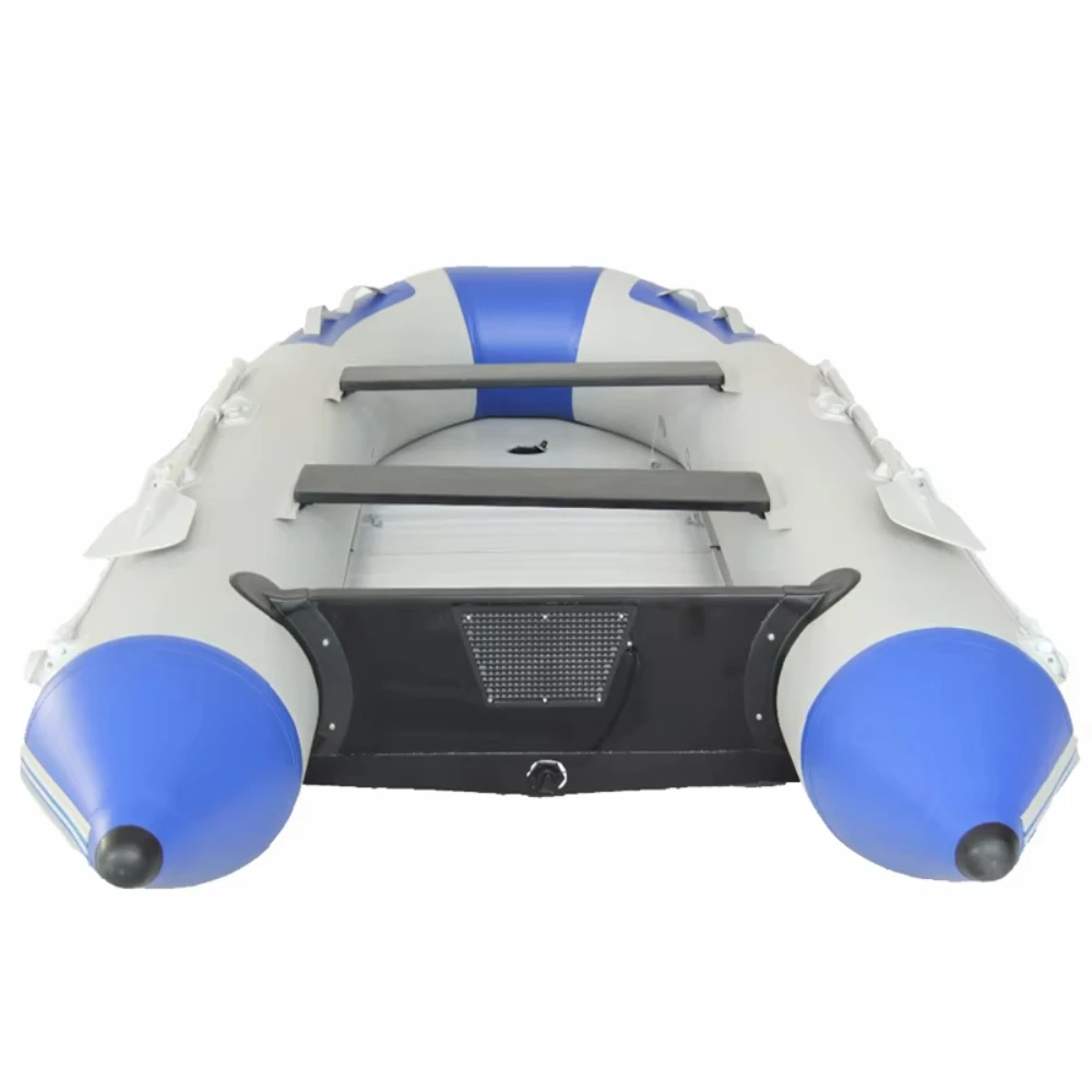 2024 China Factory High Quality CE Certified 1.2mm PVC Aluminum Floor Kayak Cheap Speed Rowing Folding Boat Inflatable Dinghy