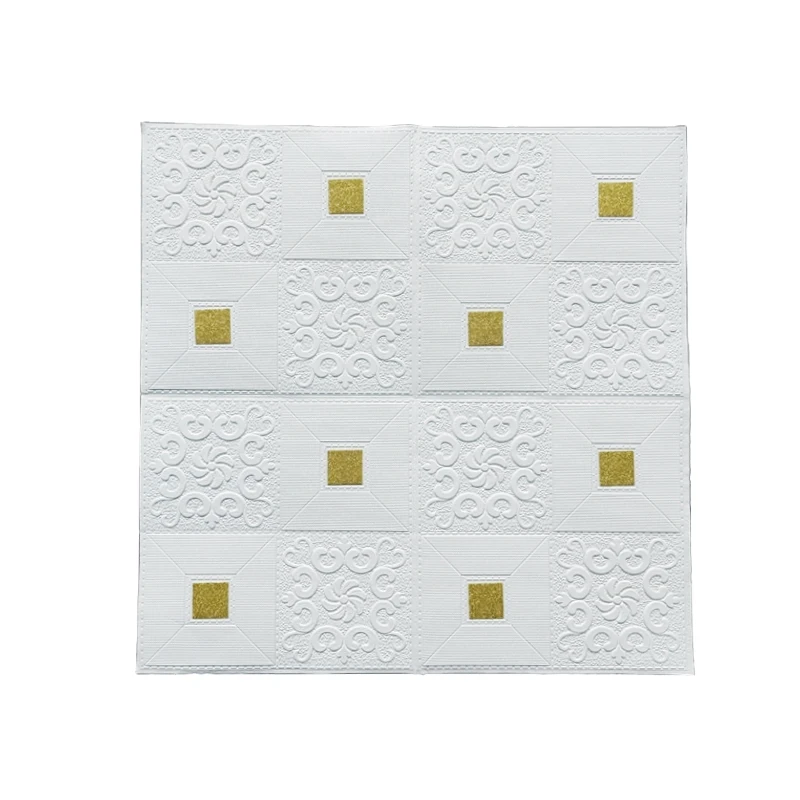 Peaceful 3D Wall Panels Peel And Stick Adhesive Wallfoam Wallpaper Home Decoration For Living Room Bedroom Tv Background 2021