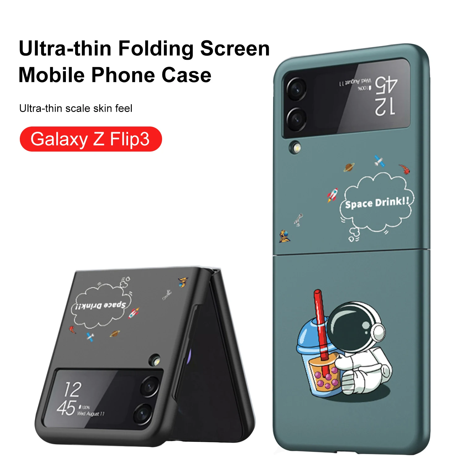 Подходит для Samsung galaxy z flip 3 чехол из поликарбоната матовый ударопрочный жесткий чехол складной чехол для мобильного телефона по заводской цене
