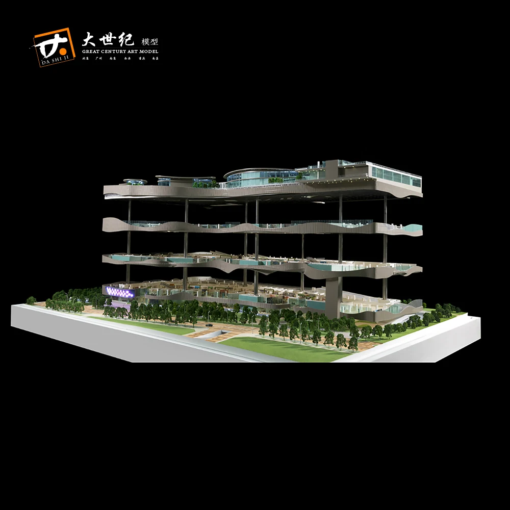 
Scale lighting architectural models with lifting system 