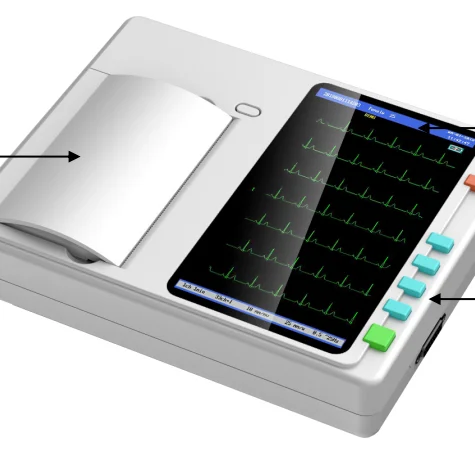 
Factory price warranty 3 channel ecg machine for sale 