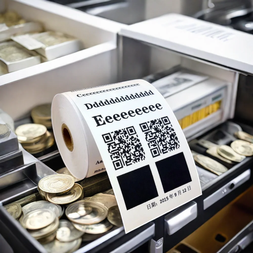 Essential Genre 80x80mm Thermal Paper Roll for Cash Register Use Available in 80x70mm 80x60mm Sizes