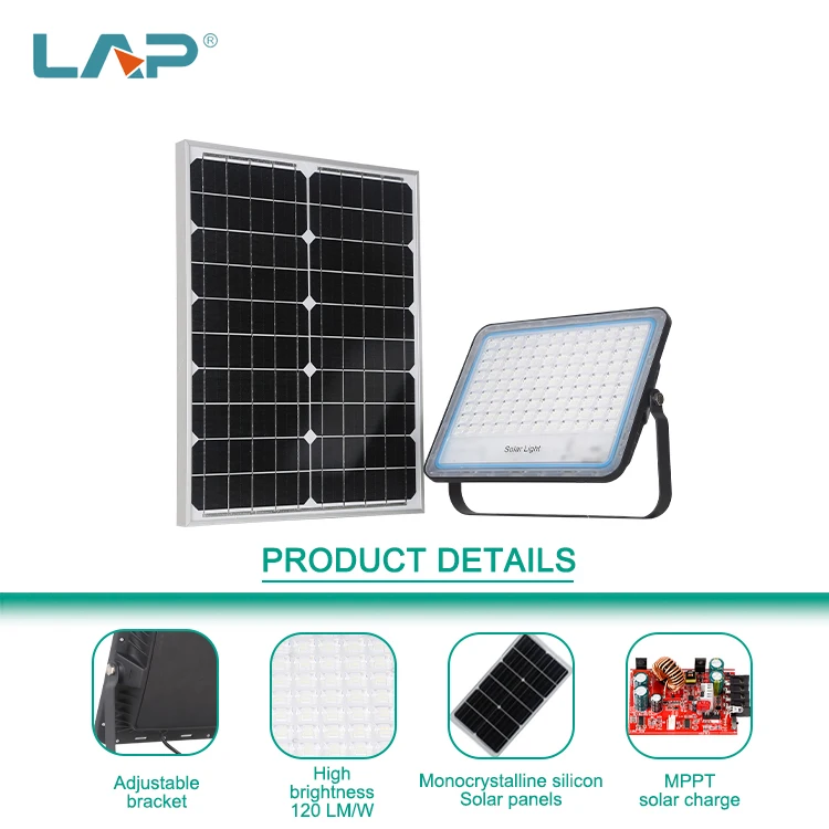 New Design Ce Smd Ip65 Outdoor Marine Smd 40w 50w 60w 100w 150w 200w 300w Projector Led Solar Flood Light