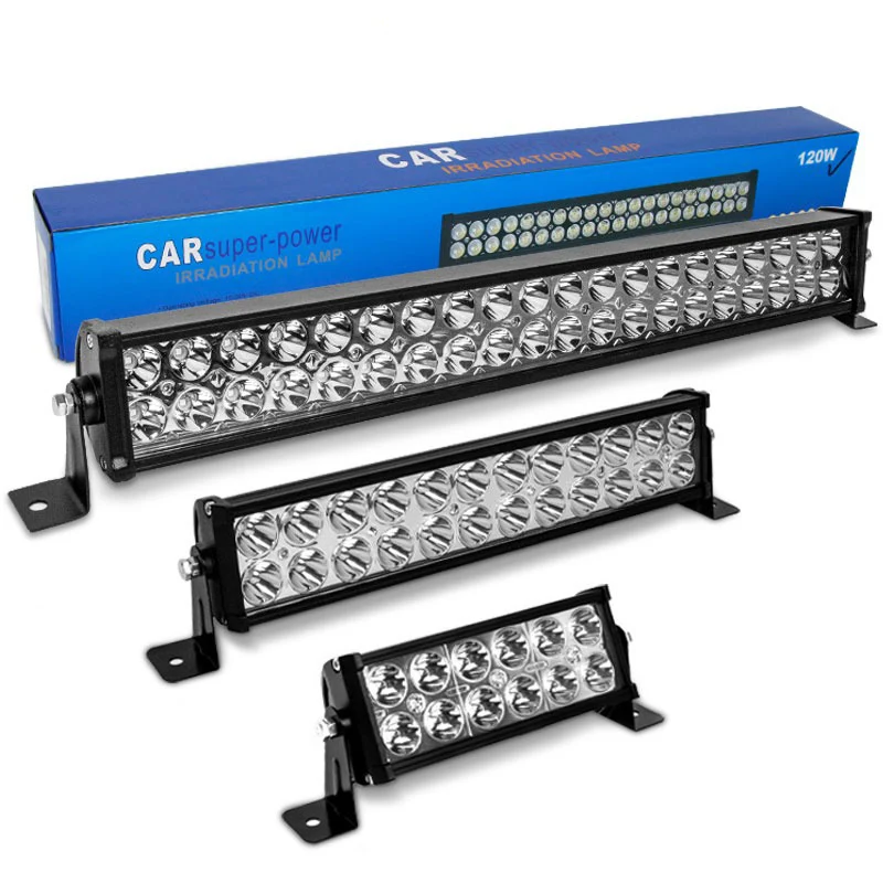 Dual Row Led Work Lights 6000K Light Bar Ultra Slim Fog Lamps for Off-road Cars SUV UTV Pick-up Truck 4x4