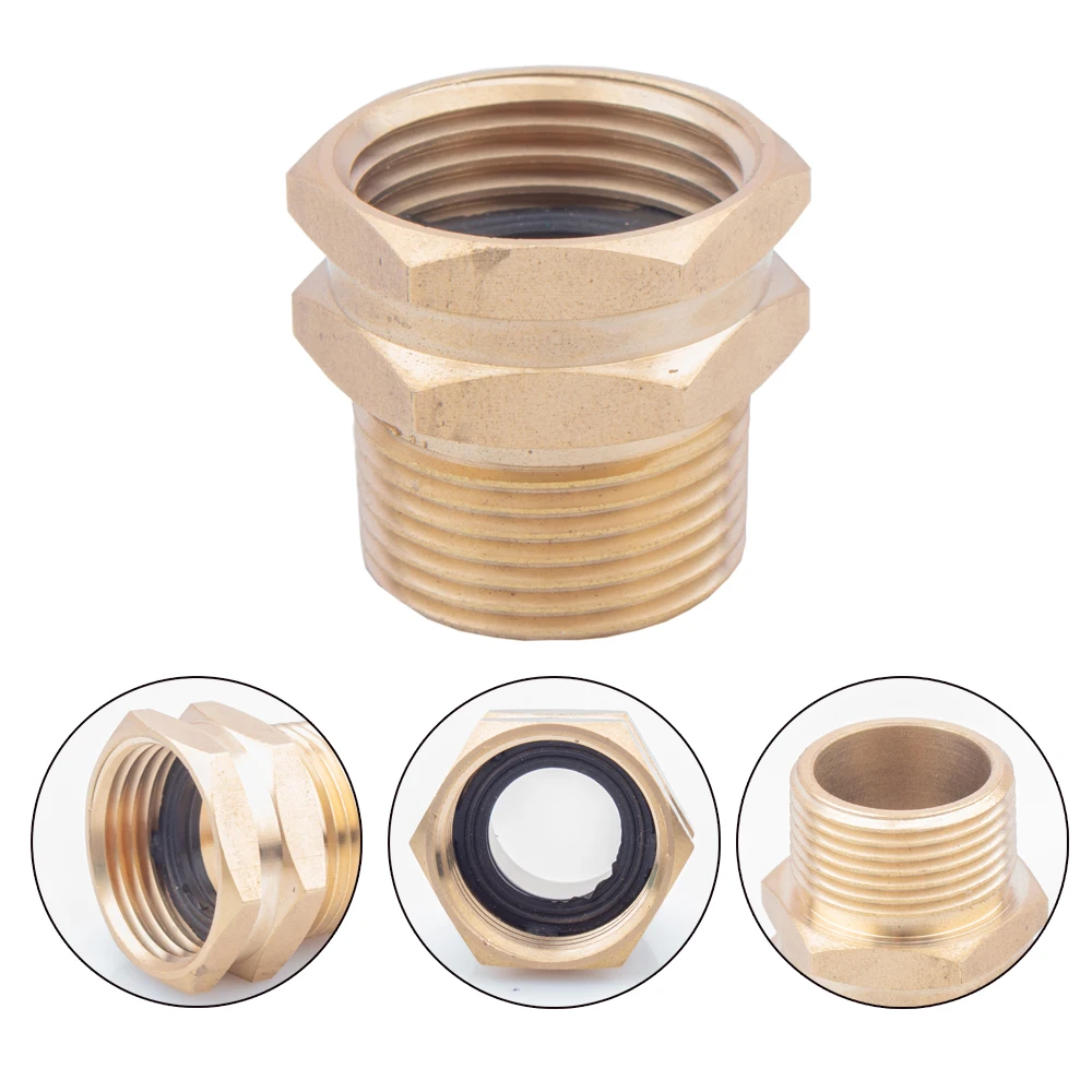 Connectors Pipe Fittings Water Quick Connector Brass Garden Hose Couplings Copthread Adapterction GTH NPT China Male 3/4 Inch