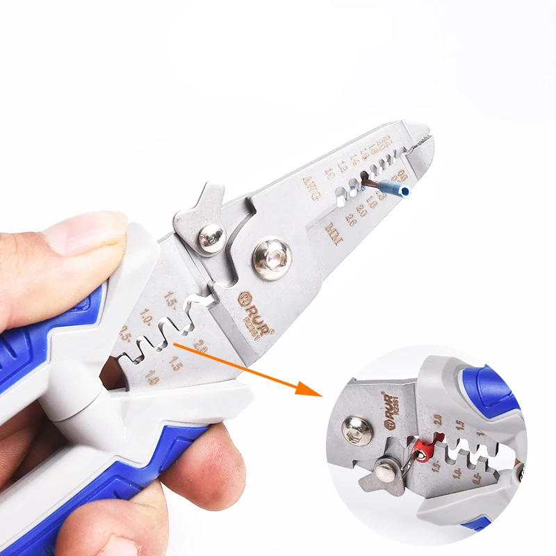 Wire Peeling Pliers Electronic Component Port Clamping Pliers Special for Electrician Maintenance
