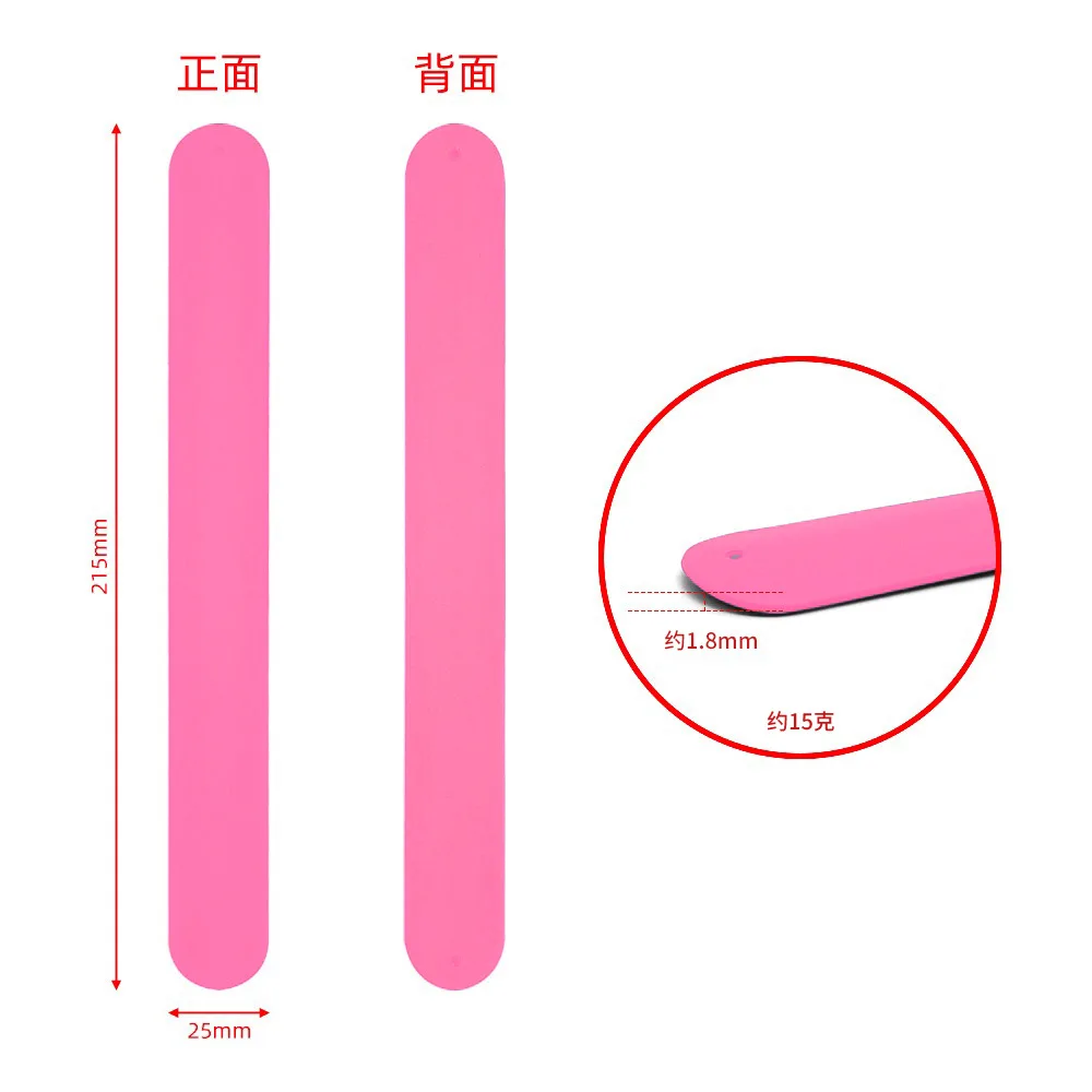BELLEWORLD OEM Customized logo Cheap Kids Toys Custom Printing Silicone Slap Band Bracelet wristband for gift