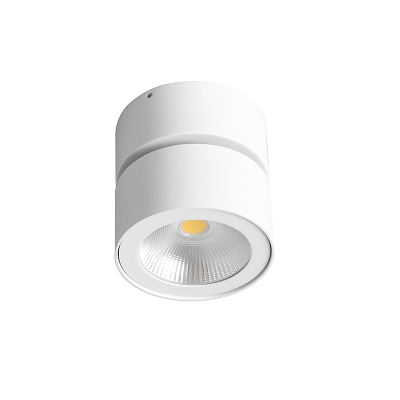 Professional Commercial Office  Surface Mounted Dimmable Trimless Foldable LED Ceiling Spotlight Wall Light With Ce Certificate