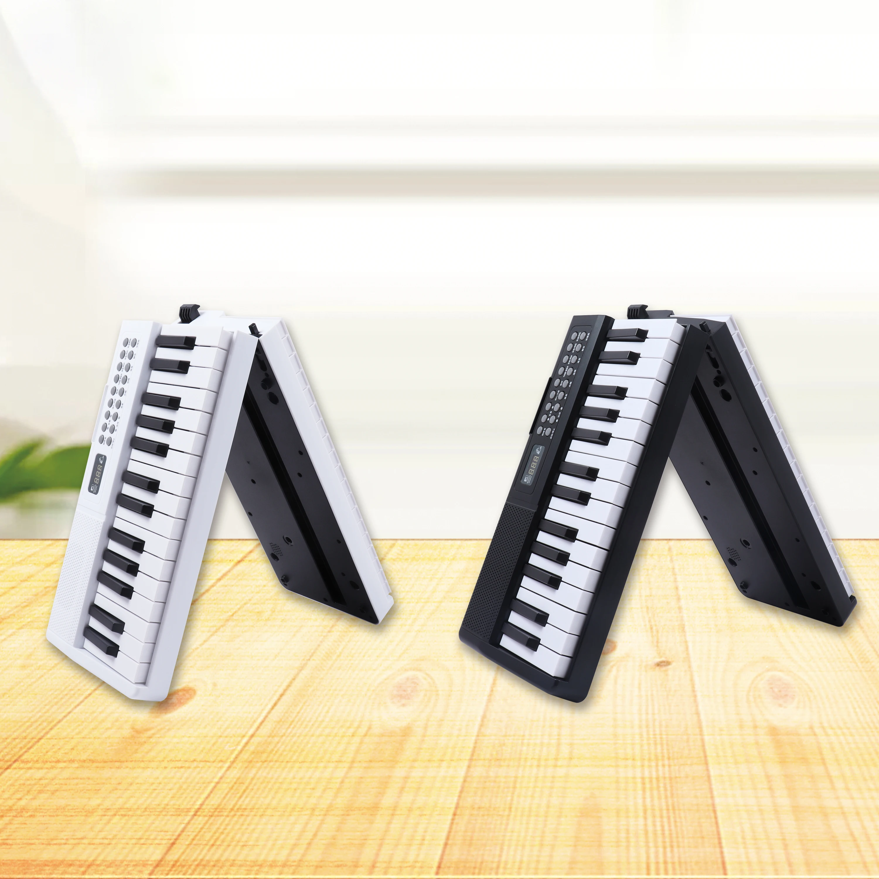 BADU New Piano 88 Keys Foldable Electronic Piano Keyboard Synthesizer Teclados Folding Musical Keyboard For Sale