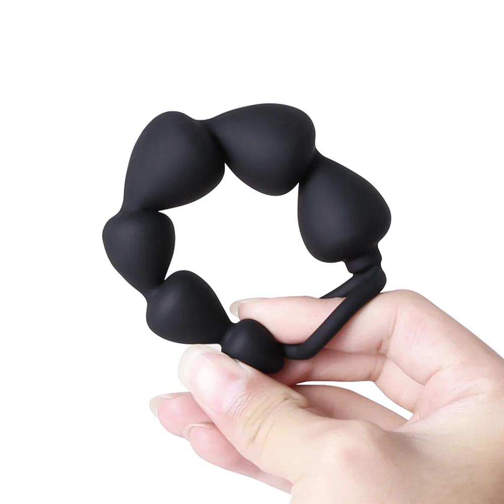 Silicone Butt Plug Hearted Shape Body Safe Silicone Anal Pump Anal Plug Sex Toys Sexual Male Prostate Massager Anal Plug Sex Toy