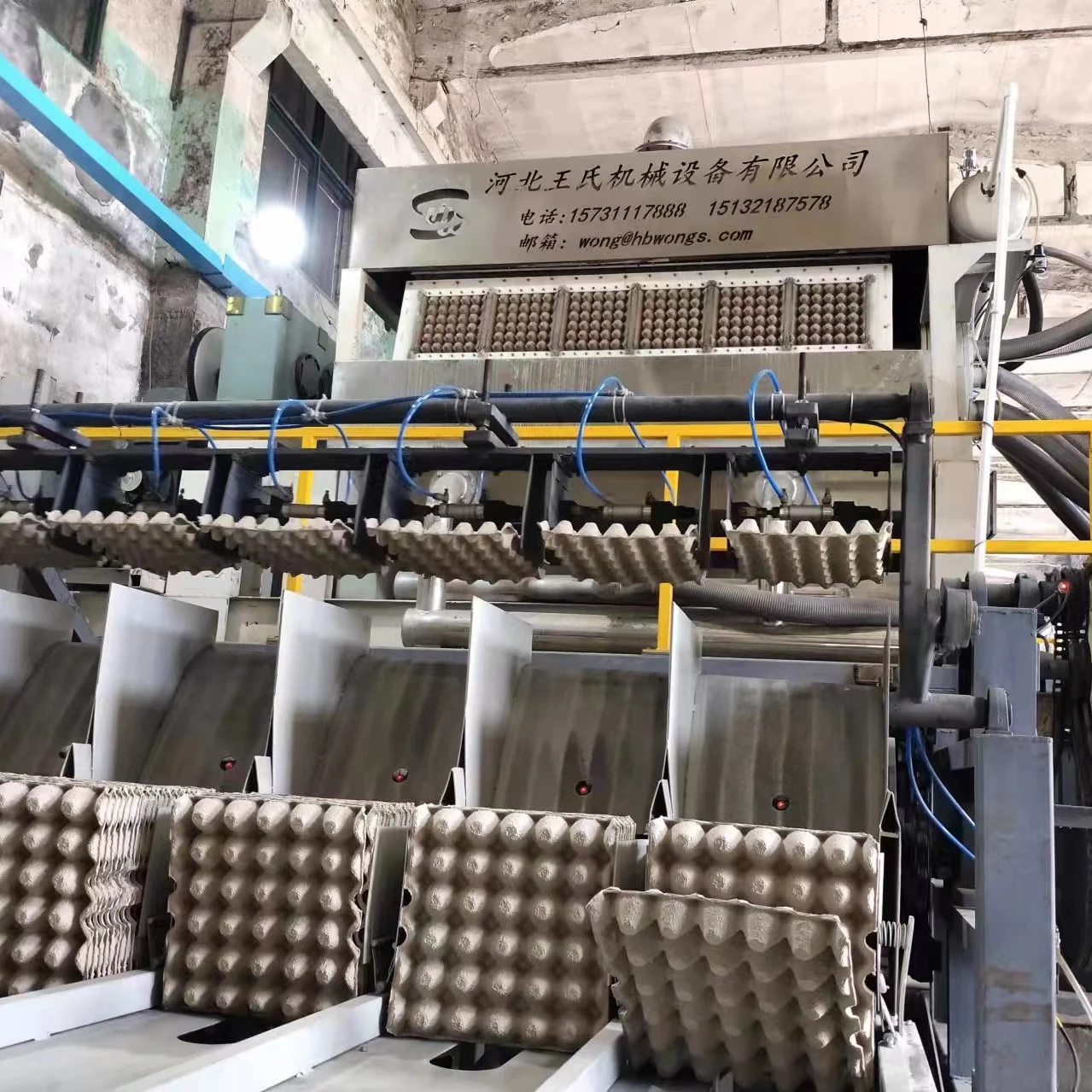 Full Automatic Metallic Dryer Egg Crate Making Machine Egg Tray Making Machine Price