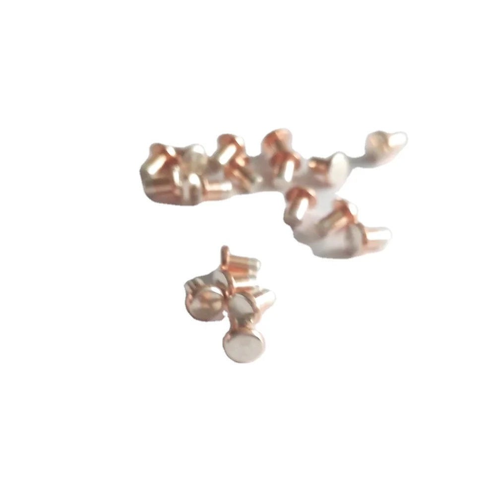 Custom Brass Silver Contact Of Rotary Electrical Contacts for contactors