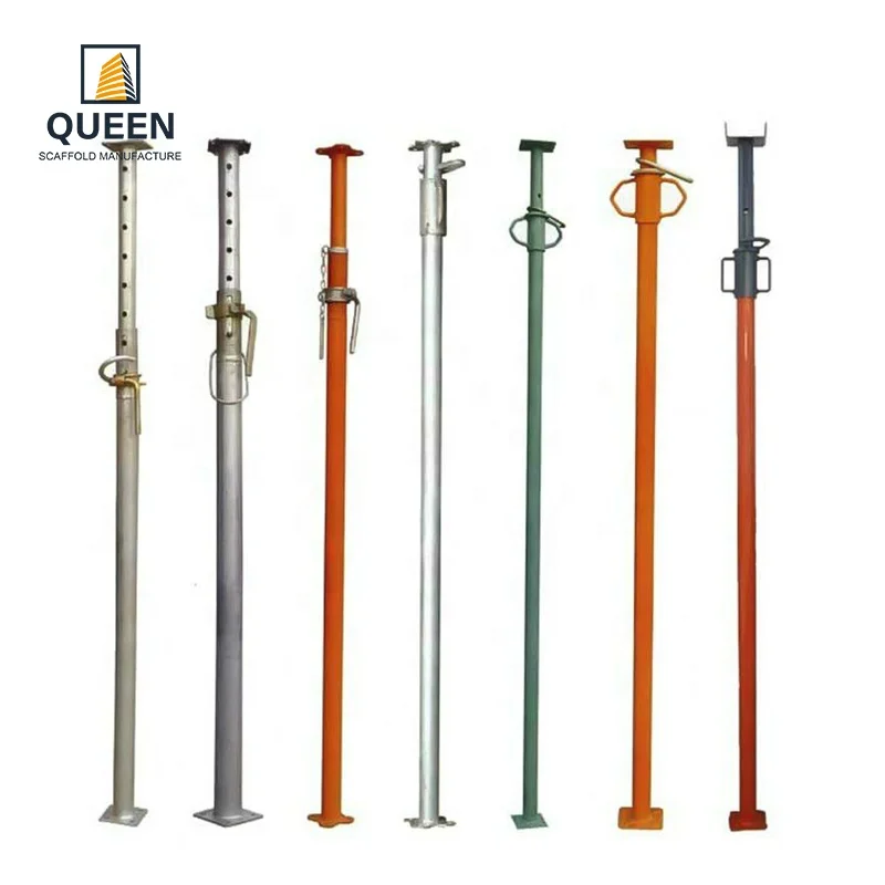 LINYIQUEEN scaffolding steel shoring prop acrow prop supporting formwork concrete building props adjustable