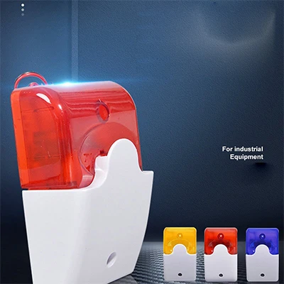 Factory Offer Siren Red Flash 12v Security LED warning Light wired alarm strobe light