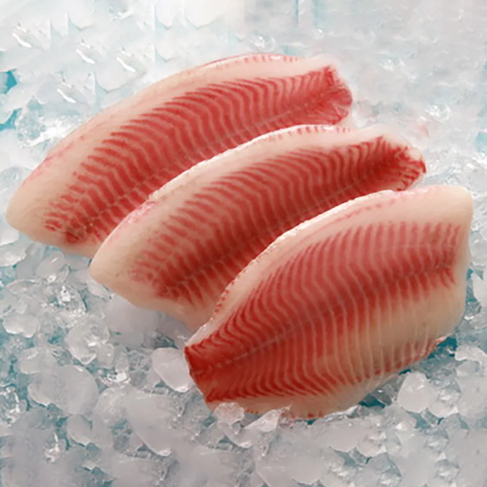 custom10lbs per carton frozen fresh nile tilapia fish fillet export tilapia fillet wholesale price 5oz