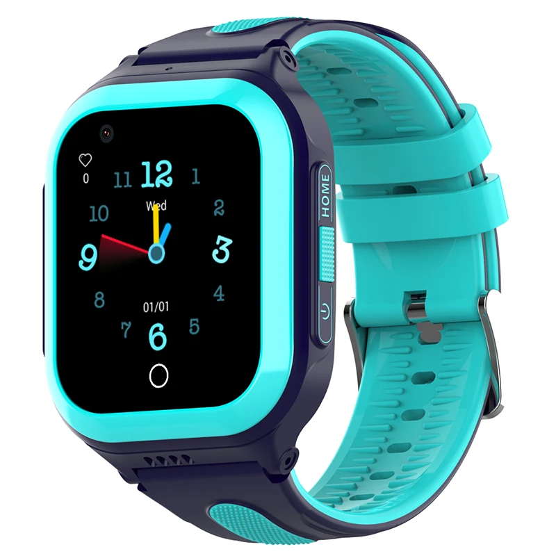 Waterproof Children AI Voice Wifi LBS GPS Positioning 4G Sim Card Video Chat Call Kids Smart Watch With HD Camera