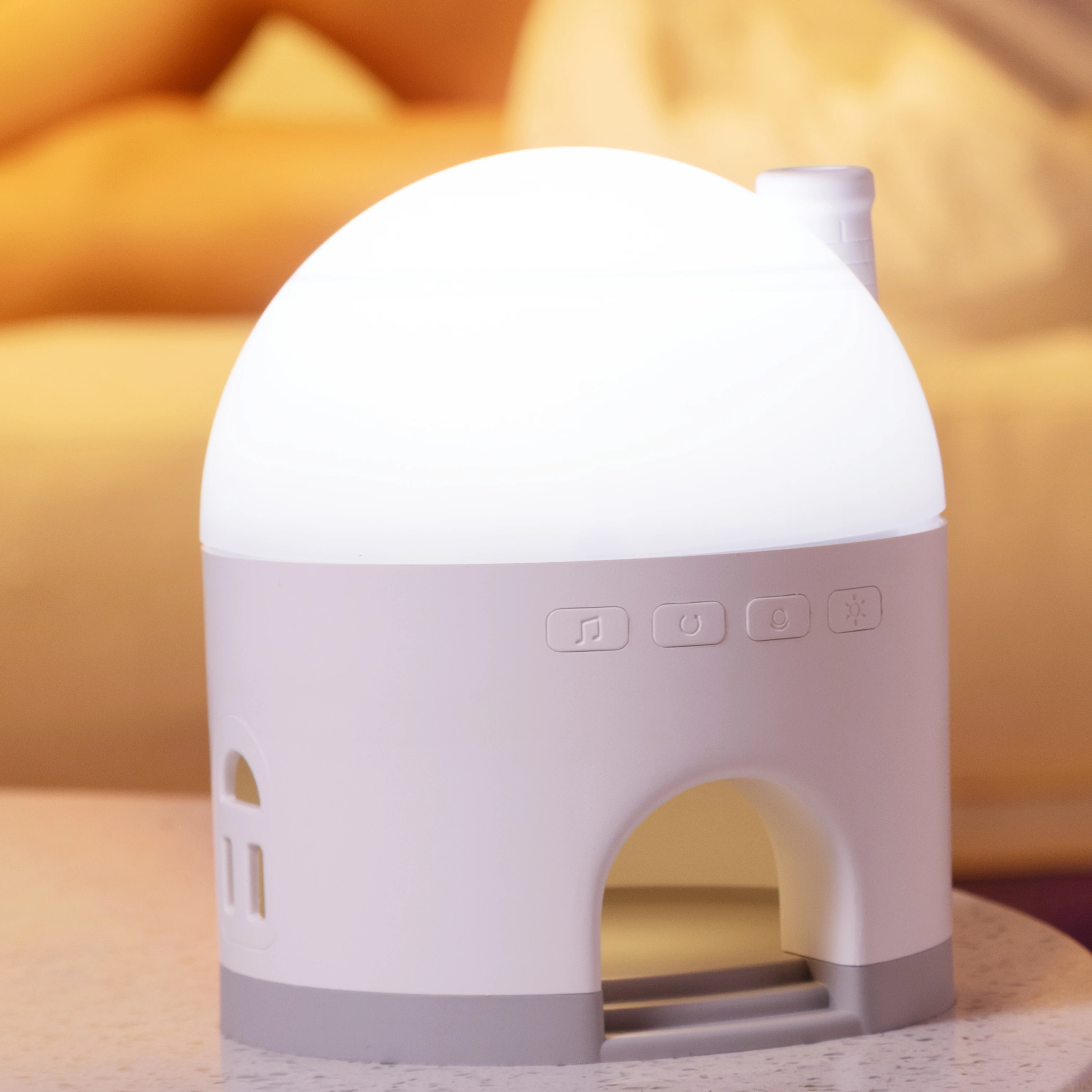 360 Rotation Ocean Wave Starry Sky Music Projector Light Room Decor Lamp with LED Night Light for Baby Kids USB Powered