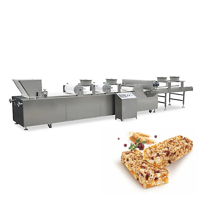 Oat bar vegan bar energy ball protein bar extruder machine cut machine and production line
