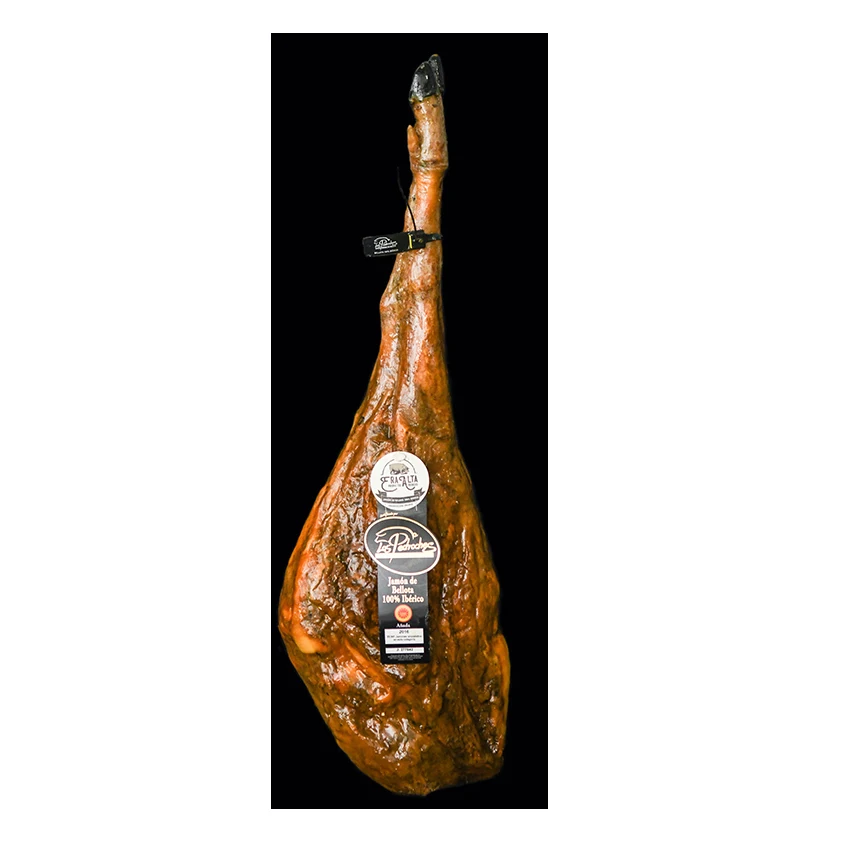 Era Alta 100% иберийская испанская ветчина. Cordoba Acorn fed. Твердая соль. Экзотическая пищевая ветчина из черного Иберийского сушеного свиньи для продажи