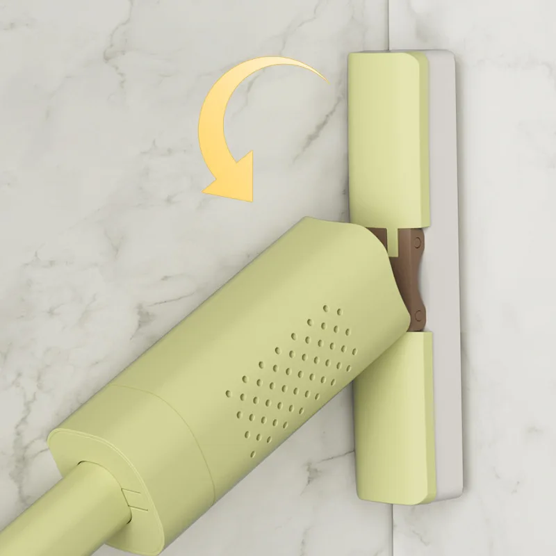 Foldable Absorbent Sponge Mini Portable Small Mop, Small Portable Squeeze Mini Sponge Mop for Glass Screen