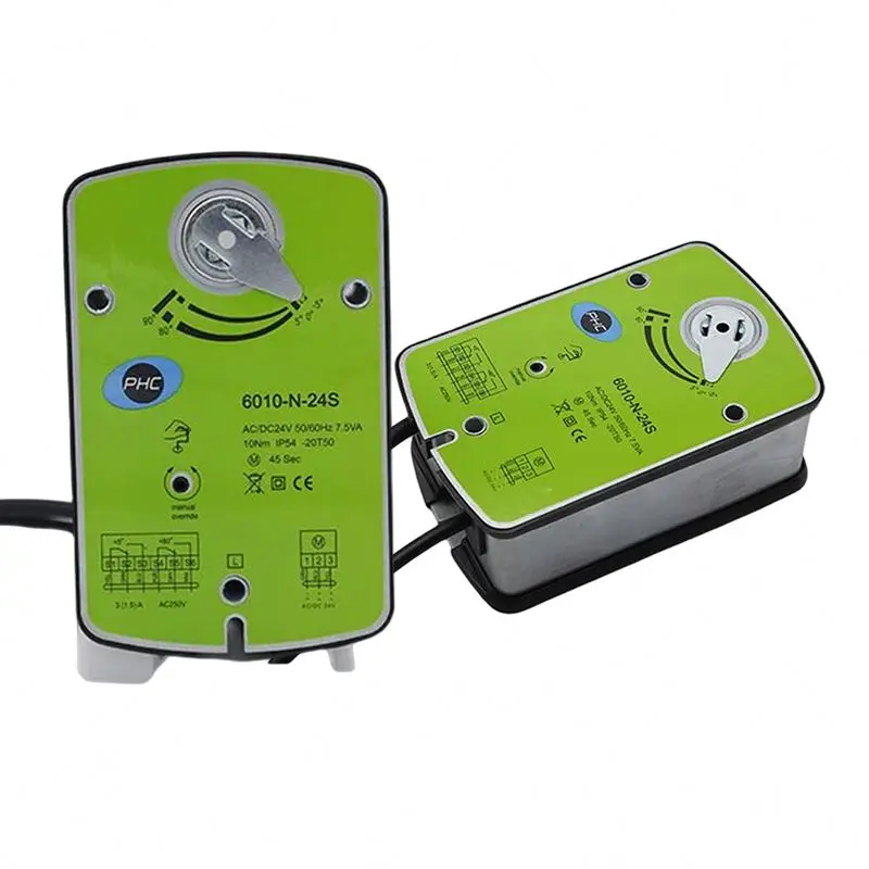 Hvac Electric Damper Running Modulating Damper Actuator Rotory Electric Actuator / Damper Actuator