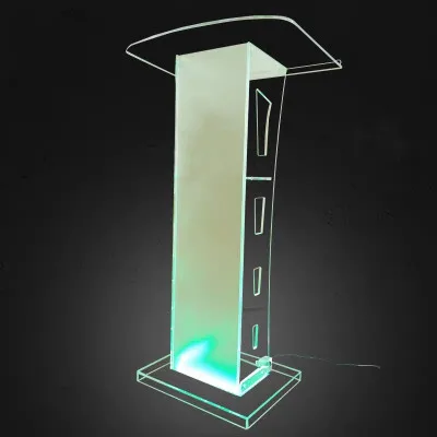 VONVIK Clear Acrylic Lectern Lucite Church Podium Pulpit For Conference Rooms and classrooms