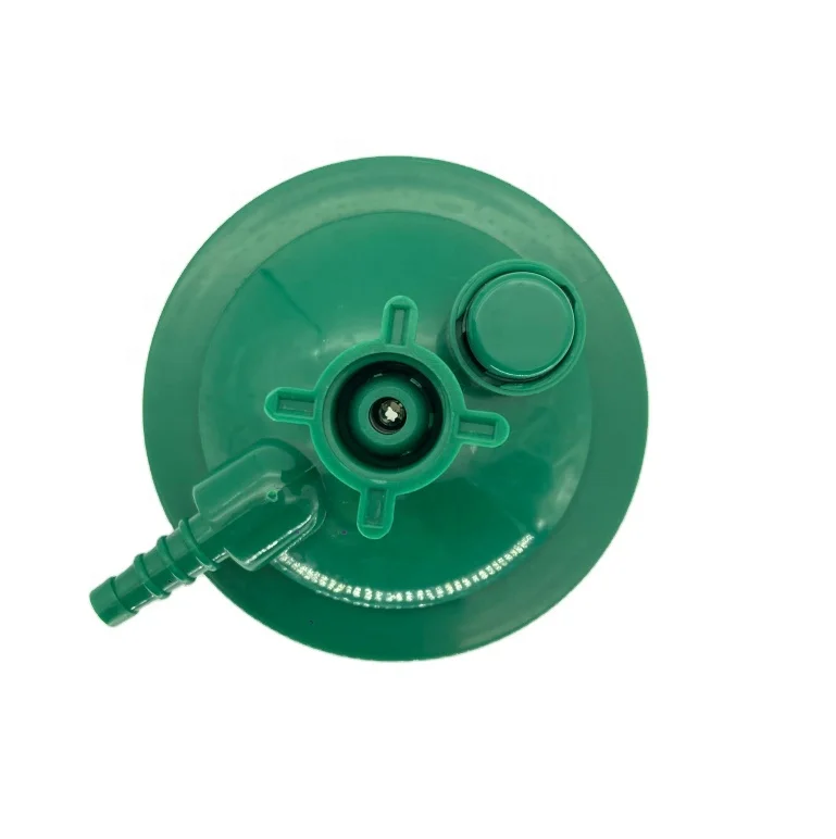 250ml 500ml 4PSI 6PSI yellow green disposable medical oxygen bubble humidifier bottles for concentrator