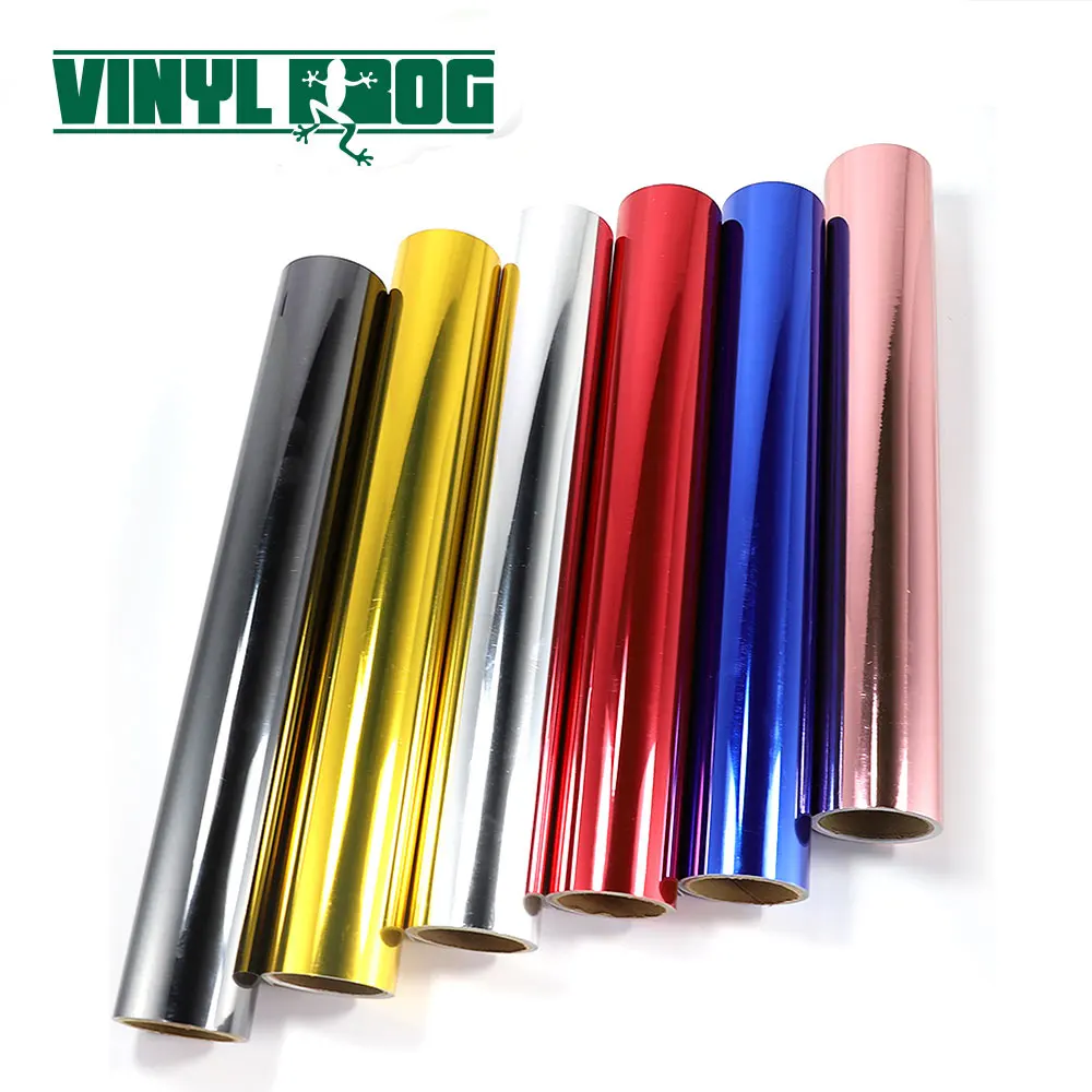  VINYLFROG зеркальная хромированная режущая фольга рулон рукоделие перманентные клейкие виниловые
